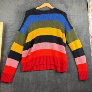 Urban Outfitters Crew Neck Multicolor Sweater Sz L